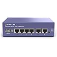 Amcrest 6-Port, POE+ Power Over Ethernet POE Switch with Metal Housing, 4-Ports POE+ 802.3at 65w (AMPS6E4P-AT-65)