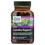 Gaia Herbs Lactation Support, Vegan Liquid Capsules, 120 Count - Lactation Supplement for Breastfeeding Mothers, Supports Healthy Milk Flow & Enhances Breast Milk Nutrition