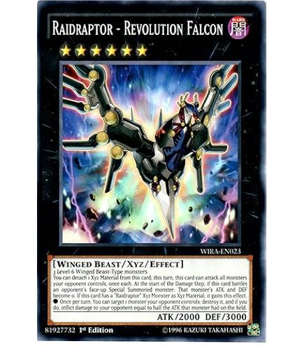 Amazon.com: YU-GI-OH! - Raidraptor - Ultimate Falcon (SHVI