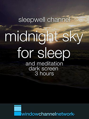 Midnight Sky for sleep and meditation dark screen 3 hours