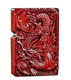 Natural Huanghuali Rosewood Carving Lighter Shell