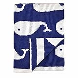 Just Born Sweater Knit Blanket, High Seas