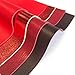 Red Leather Skin Hide Sheets: 4 Scrap Leather Pieces for Craft - 5x5In/ 12x12cm