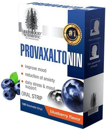 Provaxal – Helps Improve Mood, Reduction of Depression & Anxiety and Daily Stress & Mood Support (5-HTP, Vitamin B-3/B-6, Magnesium, L-Tryptophan) Oral Strips – 120 Count