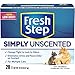 Fresh Step Simply Unscented Litter, Clumping Cat Litter, 20 Pounds