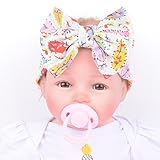 Anboo Colourfu Infant Kids Girls Bowknot Hairband Turban Bowknot Headwrap Hairband