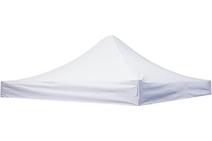 NINAT 10x10 Canopy Replacement Top,10x10ft Pop Up Canopy Tent Cover for Straight Leg Frame,Top Cover Only（White）