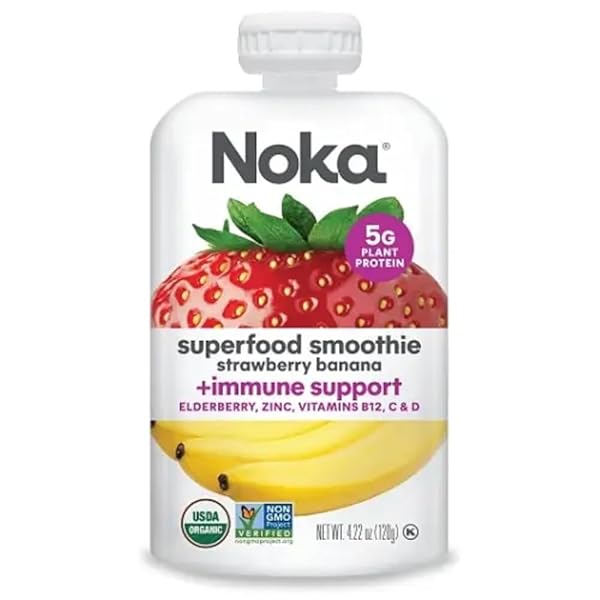 NOKA STRAWBERRY BANANA SUPERFOOD SMOOTHIE, 4.22 OZ