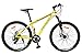 YEOGNED 27.5 Suspension Mountain Bike Disc Brake Outdoor Sports Cycling Bicycle (Yellow)thumb 1