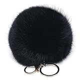 Generic 18 K Gold Plated Key Chain, Black (001)