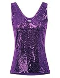 GRACE KARIN Women's Sleeveless Sequin Tops Camisole