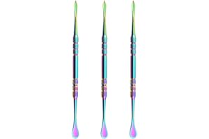 NFRBTD 3 PCS Wax Carving Tools Stainless Steel Wax Tool, Polymer Clay Sculpting Tools, Clay Pottery Tools Kit for Carving Molding Modeling Shaping