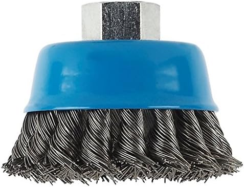 Bosch 1x PRO Steel Longlife Cup Brush, Knotted Wire for Large Angle Grinder and M14 Thread (for Steel diameter 100 mm
