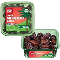 Natural Delights Organic Medjool Dates – Large & Plump USDA Certified Organic Dates Medjool, Non-GMO Verified, Good Source of