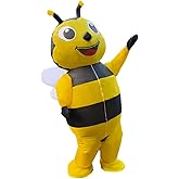 BeaiPuff Bee Costume Adult Bumblebee Costume Men Women Inflatable Costumes For Cosplay Party Halloween Christmas