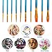 Acrylic Paint Brush Set, 6 packs/60pcs Nylon Hair Brushes for All Purpose Oil Watercolor Painting Artist Professional Kits