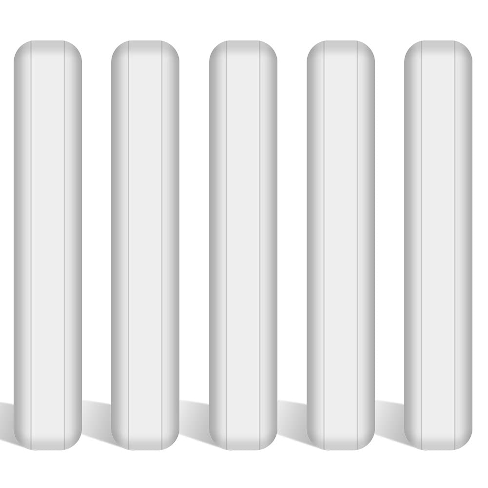 stonylab 5-Pack Stir Bar Set, 50 mm PTFE-Coated Magnetic Stirring Bars White Stir Mixer for Stirrers, 5 PK
