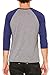 Bella Canvas Unisex 3/4-Sleeve Baseball T-Shirt L Blck MRBLE/Blck Black Marble/Black
