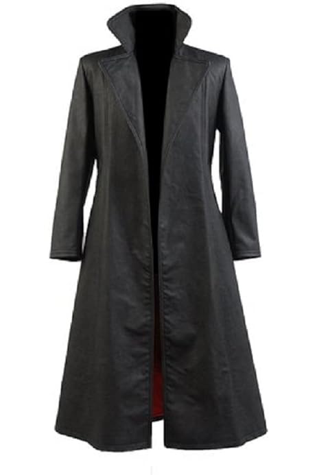 MIRROR9☆ Evil Fake leather zip hoodie