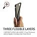 Apple iPhone 7 Plus Case, incircle [Bareskin Series] Ultra Slim Fit Leather Flexible Bumper Case Protection Three Layer Material New (Black Aligator)