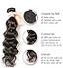 Beauty Forever Hair Brazilian Natural Wave Virgin Hair Weave 3 Bundles 100% Unprocessed Human Hair Extensions Natural Color (16 18 20)