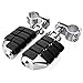 Astra Depot 2pcs Chrome Billet Dually Foot Rest Highway Pegs + 1-1/4