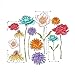 Sizzix 661613 Framelits Die Set, Flower Garden & Mini Bouquet (18 Dies)