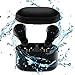 Tankfly Wireless Earbuds, TWS Mini Bluetooth Earbuds True Stereo IPX5 Sweatproof Sports Car Bluetooth Headset for iPhone Samsung Ipad and Android Phone Women Men (Black)