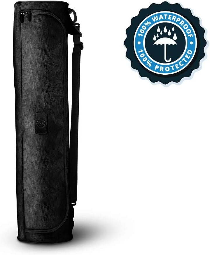 Yoga Mat Bag, Full-Zip, Waterproof Sturdy Canvas with Adjustable Shoulder Strap. Yoga Strap, Yoga Bag and Carriers, Yoga Accessories, Yoga Mat Carrier, Sling Bag, Yoga Mat Holder