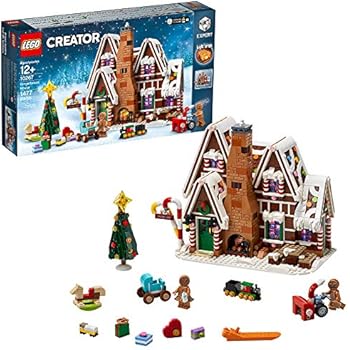 LEGO Creator Expert Gingerbread House 10267 Building Kit, New 2020 (1,477 Pieces)