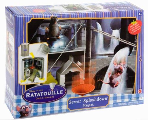 Ratatouille Figure Playset Splash Down