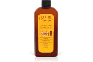 Leather Honey Leather Cleaner: Non-Toxic Leather Care Made in the USA Since 1968. Deep Cleans Leather, Faux & Vinyl - Couches, Car Seats, Purses, Tack, Shoes & Bags. Safe Any Colors & White Leather