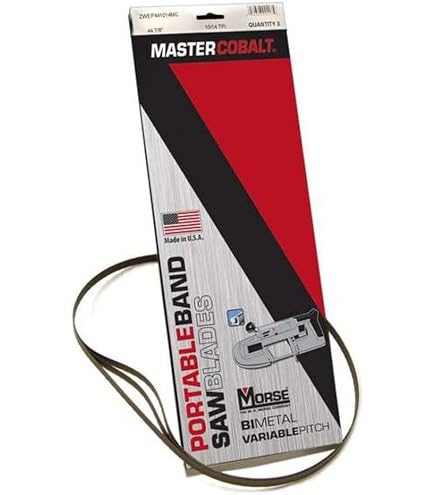Morse 811 Bi-Metal Compact Portable Band Saw Blade 35 3/8 x 1/2 x