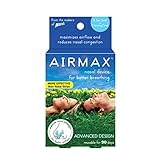 AIRMAX Nasal Dilator for Better Breathing  Natural, Comfortable, Breathing Aid Solution for Maximum Airflow and Reduced Nasal Congestion (Small - Blue)