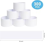 L LIKED 300 Blank White Banknote Bands 205mm x 39mm Self-Adhesive view 2