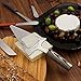 La Cote 6 Piece Cheese Knife Spreader Set Stainless Steel Blade Pakka Wood Handle (7.5 inch)