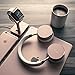 Satechi Aluminum Bluetooth Wireless Headphones with Enhanced Bass 3.5mm Audio-Out Jack - Compatible with iPhone 12 Pro Max/12 Pro/12 Mini/ 12, 2020 iPad Pro, 2020 iPad Air (Rose Gold)