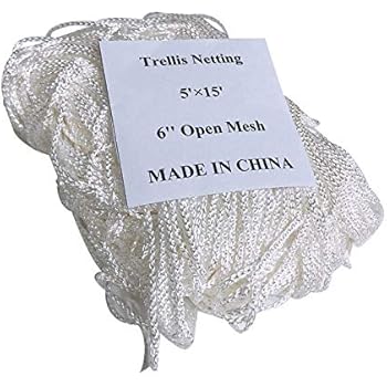 SUNSHORE Heavy-Duty Polyester Plant Trellis Netting 5 x 15ft 1 Pack