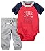 Carter's Baby Boys' Slogan Bodysuit Pant Sets