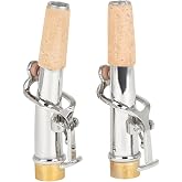 Totority Soprano Saxophone Head Saxophone Head Replacement Set