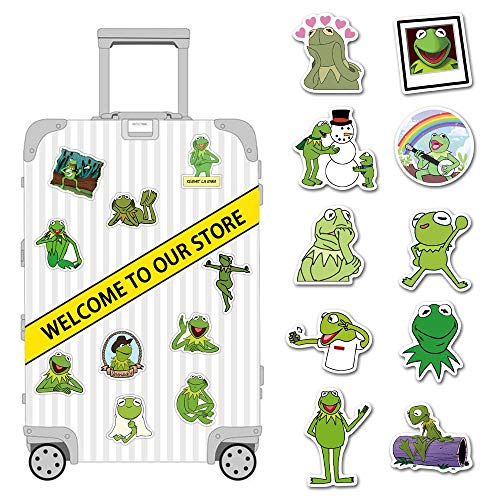 50 PCS Kermit Frog Laptop Stickers for Decor, Waterproof Vinyl Frog ...
