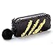 TOLTOL Pencil Bag,Pencil Pouch Sequin Zipper Pencil Bag Sequin Pencil Case Gold&Black