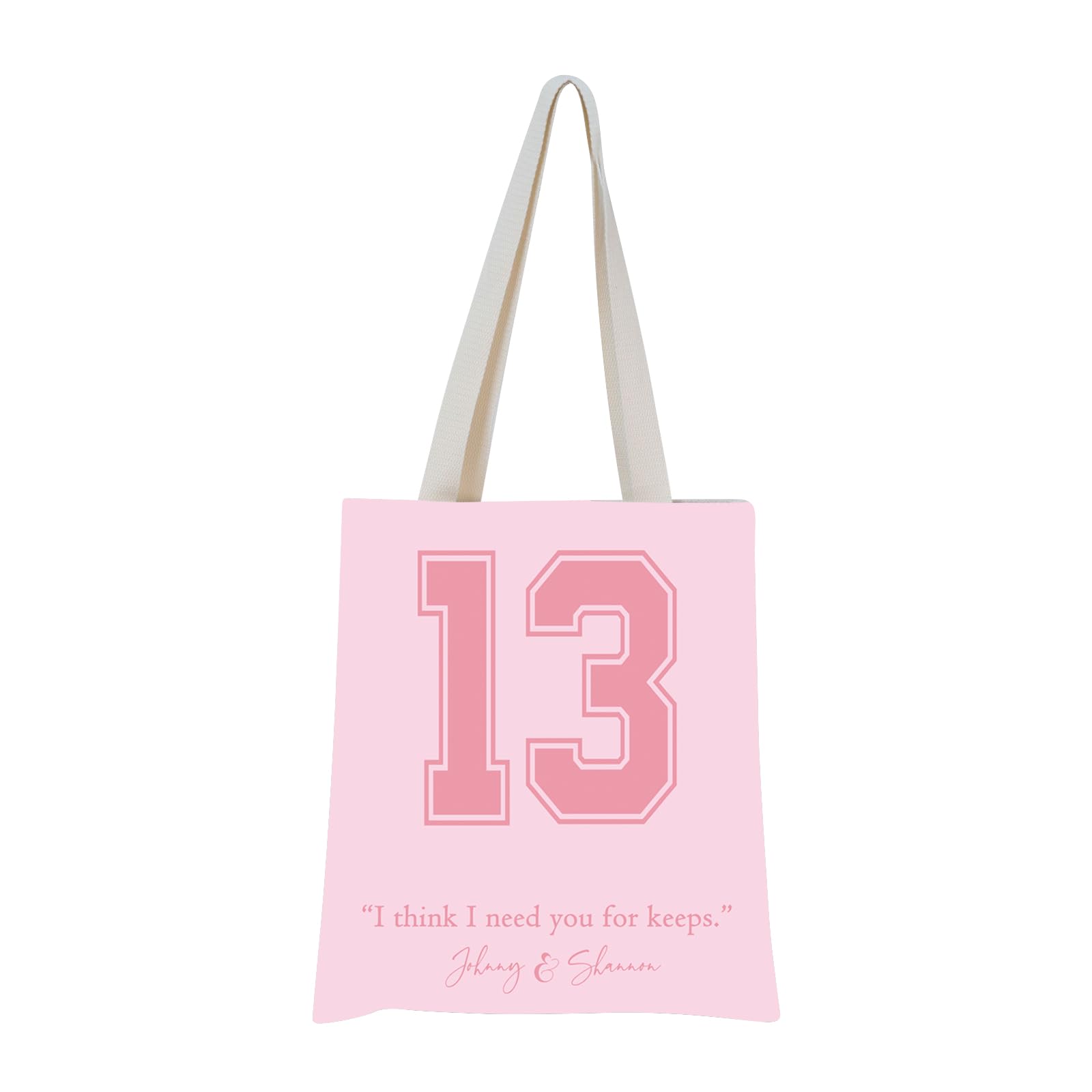 Boys of Tommen Series Building 13 Inspired Gift C Walsh Merchandise Johnny and Shannon Quote Gift for Romance Book Lover (13 Tote)
