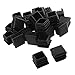 Pipe Insert Cap - TOOGOO(R) Square Table Chair Leg Tube Pipe Feet Insert Cap 25mmx25mm 30pcs Black
