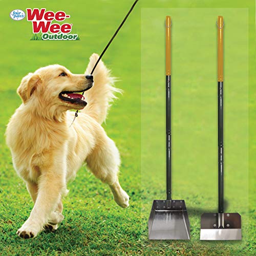 WeeWee Dog Waste PickUp Tool Set with Rake, Spade & Pan, Small