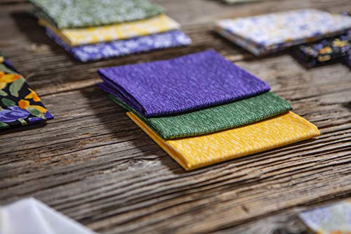 Connecting Threads Print Collection Precut Quilting Fabric Bundle 10" Squares (Regelia) - Thumbnail 4