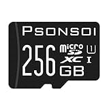 Psonsoi Memory Card 256GB Class 10 - with sd Card Adapter (Standard Packaging)