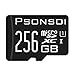 Psonsoi Memory Card 256GB Class 10 - with sd Card Adapter (Standard Packaging)