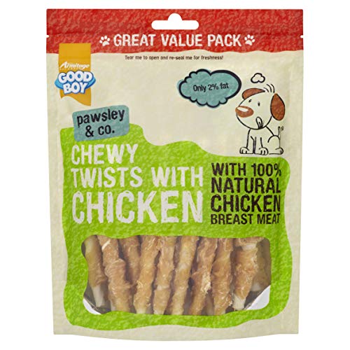 good boy chewy twists with chicken