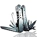 Magnelex Ultimate 22-in-1 Stainless Steel Multitool with Attachable Bits and Sheath, Black, Great Gift Idea